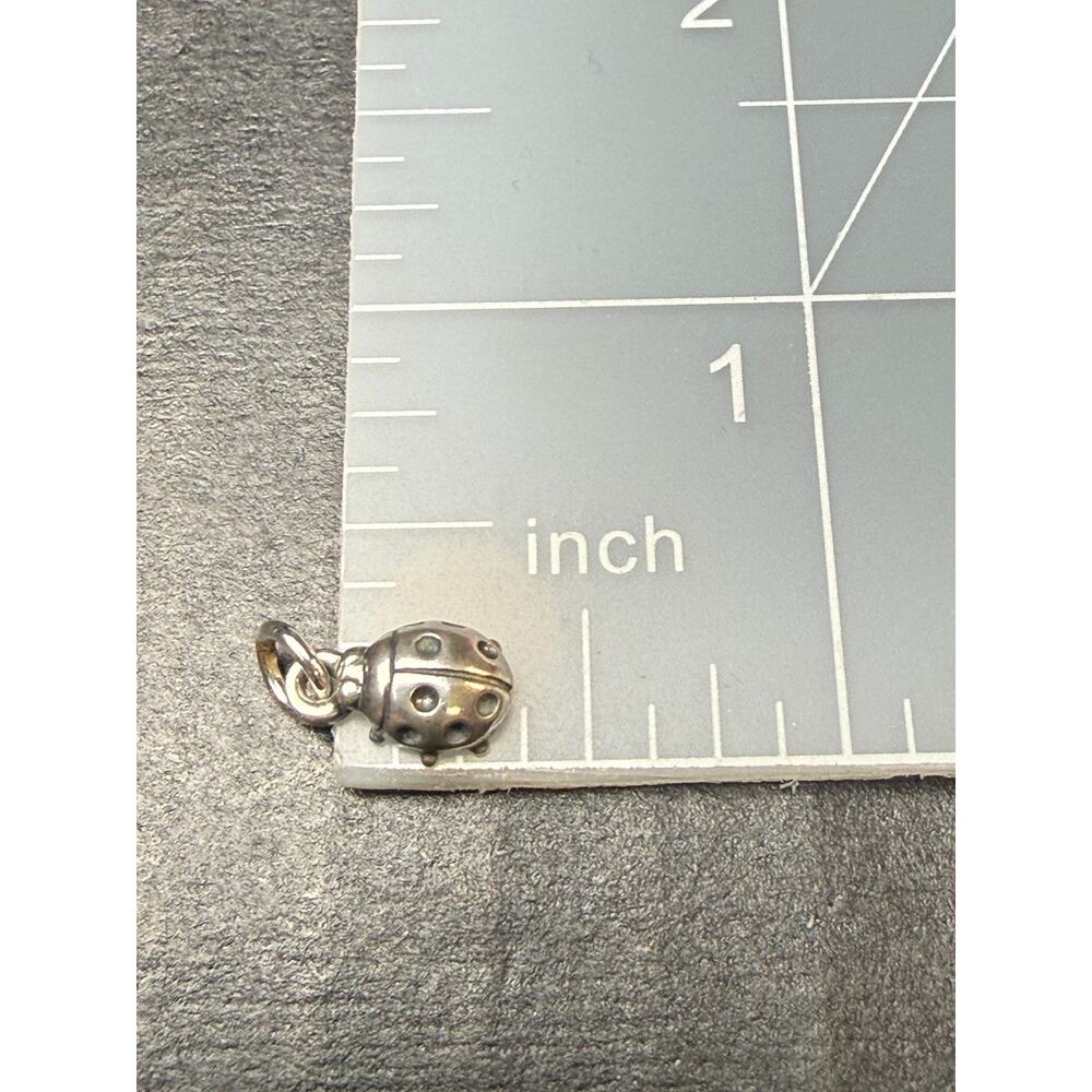 James Avery Sterling/925 Ladybug Charm With Matching Earrings/Studs - Picture 8 of 8